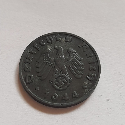 Germania Nazistă 1 reichspfennig 1944 B (Viena) foto