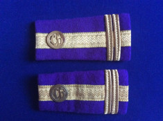 EFECTE MILITARE - EPOLETI - GRADE MILITARE - LOCOTENENT COLONEL - INTENDENTA foto