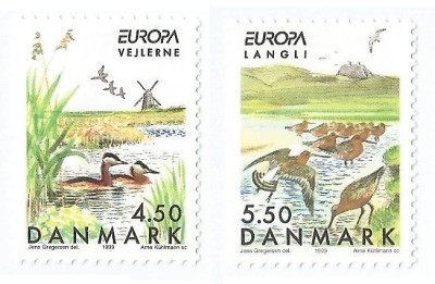 |Danemarca, Europa CEPT, 1999, MNH foto