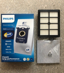 Kit filtre + saci aspirator Philips foto