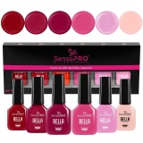 Set 6 Oje Semipermanente BELLA SensoPRO Milano, Passion Blaze