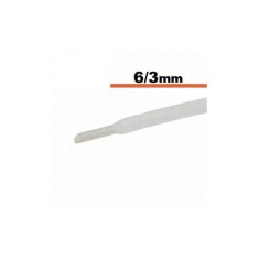 Tub termocontractibil transparent 6mm/ 3mm 0.5m