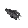 Ștecher Cauciucat 16A, 220V - EL-0053