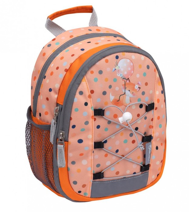 RUCSAC MINI KIDDY, DIMENSIUNE 23 X 20 X 9 + 6 CM, MOTIV FOXY DREAM