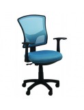 Scaun birou OFF 706, mesh, ergonomic, cadru polipropilena, inaltime ajustabila, 100 kg