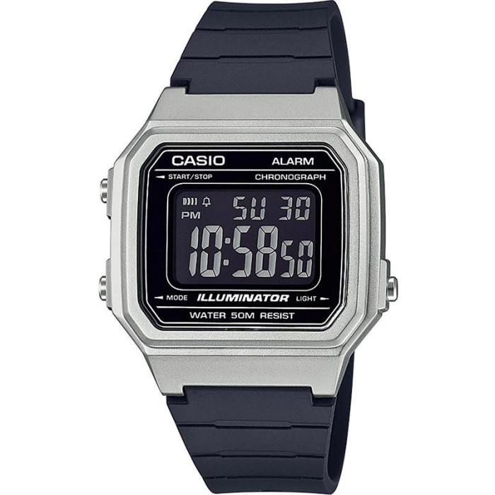 Ceas Barbati, Casio, Collection W-21 W-217HM-7B - Marime universala