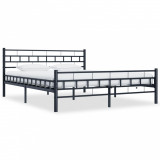 VidaXL Cadru de pat, negru, 160 x 200 cm, oțel