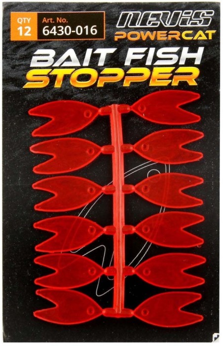 Opritoare NEVIS Momeala Vie Power Cat Stops, 12buc/pac