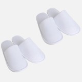 Papucii de hotel albi pentru bărbați - Set de 2 perechi, CMCLASS