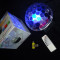 GLOB LUMINOS TELECOMANDA RGB INDOOR LED CRYSTAL MAGIC BALL USB MP3 PARTY DJ