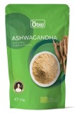 Supliment Alimentar Ashwagandha Pudra Bio 125g Obio - Cu proprietati adaptogene si energizante