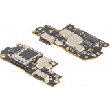 Placa cu Conector Incarcare - Microfon - Modul Cititor SIM Xiaomi Redmi Note 12 Pro+, Service Pack 560002M16U00