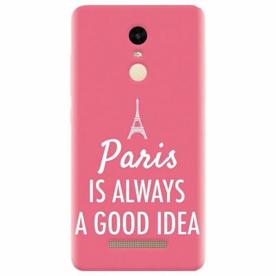 Husa silicon pentru Xiaomi Remdi Note 3, Paris Is Always A Good Idea foto