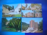 HOPCT LOT 2399 BAILE HERCULANE -JUD CARAS SEVERIN -4 CARTI POSTALE-CIRCULATE