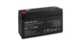 Baterie Qoltec AGM | 6V | 1.3Ah | max 19.5A