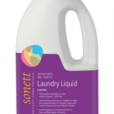 Detergent Ecologic Lichid pentru Rufe Albe Si Colorate Lavanda 2L Sonett