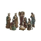 Set 8 figurine Nasterea Domnului din rasina H20 cm, Inart