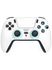 Trade Invaders Wireless Bluetooth Controller For Ps5 Led White