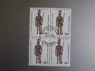 TANZANIA BLOC STAMPILAT-105 foto