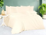 Cumpara ieftin Lenjerie de pat dublu din microfibră, cu 2 fete de perna si cearceaf cu elastic 160x200cm Yvoire
