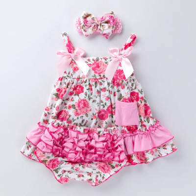 Costumas pentru fetite - Rose flower (Marime Disponibila: 9-12 luni (Marimea 20