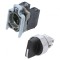 Comutator Rotativ 22mm Negru IP66