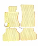 Covorase Cauciuc Bej BMW Seria 5 E60 E61 (2003-2010) Geyer&amp;Hosaja, Clipsuri Fixare, Margine Protectie