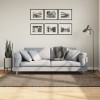 VidaXL Covor ISTAN, cu fire înalte, aspect lucios, gri, 140x200 cm