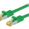Cablu Patch S/FTP Cat6a LSZH Verde 7.5m