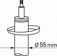 Amortizor VW CADDY III Combi (2KB, 2KJ, 2CB, 2CJ) (2004 - 2016) SACHS 311 863 foto