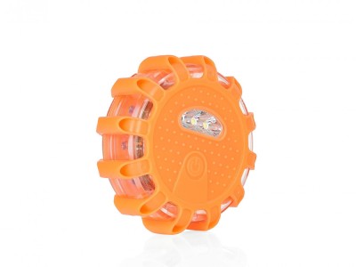 Lumina de avertizare pentru drumuri cu LED, baza magnetica si carlig, Geko G01829 foto