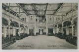 BAILE HERCULANE , INTERIORUL CAZINOULUI , CARTE POSTALA ILUSTRATA , 1928