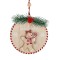 Ornament Crăciun din Lemn, Gingerbread, 10cm, Multicolor
