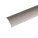Profil aluminiu de trecere, diferenta de nivel, suruburi ascunse, gri deschis, 2.7 m
