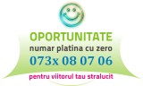 Numar Platina cu Zero - 073x.08.07.06 - VIP aur gold usor cartela numere usoare