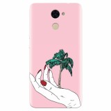 Husa silicon pentru Huawei Nova Lite Plus, Palm Tree