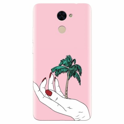 Husa silicon pentru Huawei Nova Lite Plus, Palm Tree foto