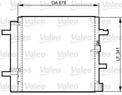 Condensator climatizare AC OEM/OES (Valeo), AUDI A4 (B8) 2008-2016; A5 (B8), 2007-2016; A6 (C7), 2010-2018, A7, 2010-2018; Q5 (8R) 2008-2017; motor 2 foto