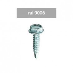 Suruburi Perforatoare Ral9006-Alumin. 4.8X20Mm, 250/Set foto