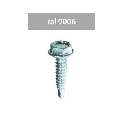 Suruburi Perforatoare Ral9006-Alumin. 4.8X28Mm, 250/Set foto