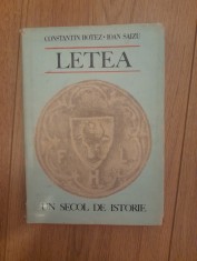 LETEA UN SECOL DE ISTORIE - CONSTANTIN BOTEZ