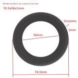 Cumpara ieftin Membrana de schimb pentru Piston cap compresor fara ulei 1500W Black 74.5x56x1mm CH169