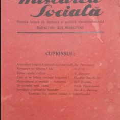 1931 Mișcarea Socială anul II no. 4, ia, Ilie Moscovici, București CVP bolsevism