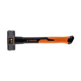 Truper Baros Constructii 1.3 kg, Coada Fibra de Sticla, 350mm