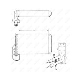 Radiator incalzire habitaclu Nrf 58622