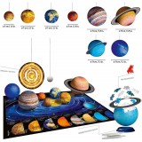 Puzzle 3D Sistemul Solar, 27/54/72/108 Piese