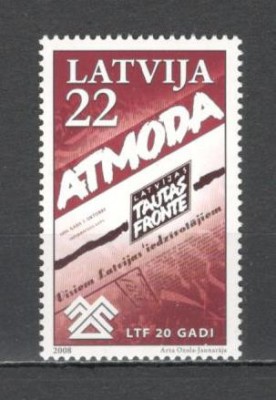 Letonia.2008 20 ani Frontul Popular SL.374 foto