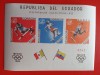 ECUADOR, SPORT MEXIC - BLOC IMPERF. MNH, Nestampilat