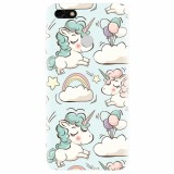 Husa silicon pentru Huawei P9 Lite, Unicorns And Clouds