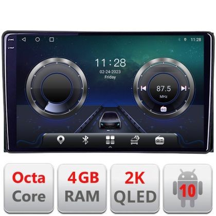 Navigatie Toyota Auris 2007-2013 C-auris-2013 Android Octa Core Ecran 2K QLED GPS 4G 4+32GB 360 kit-auris-2013+EDT-E410-2K CarStore Technology